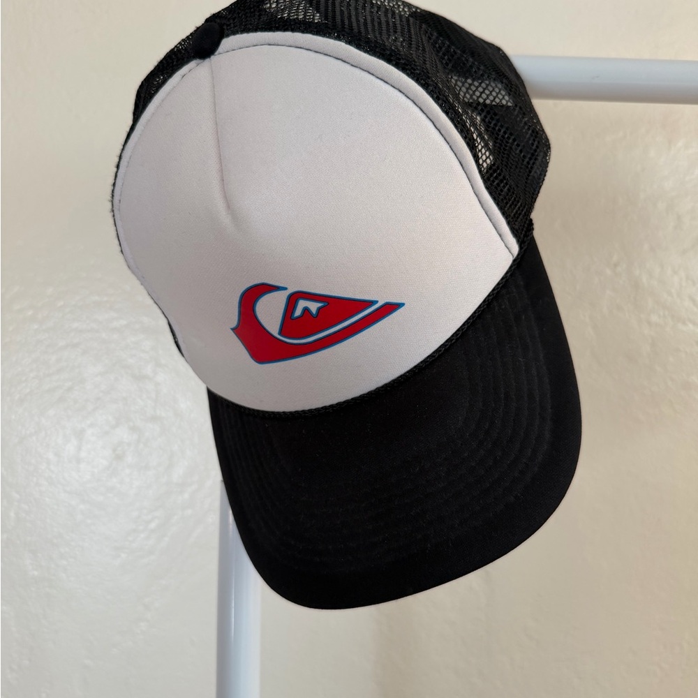 Quiksilver Black and White Baseball Hat